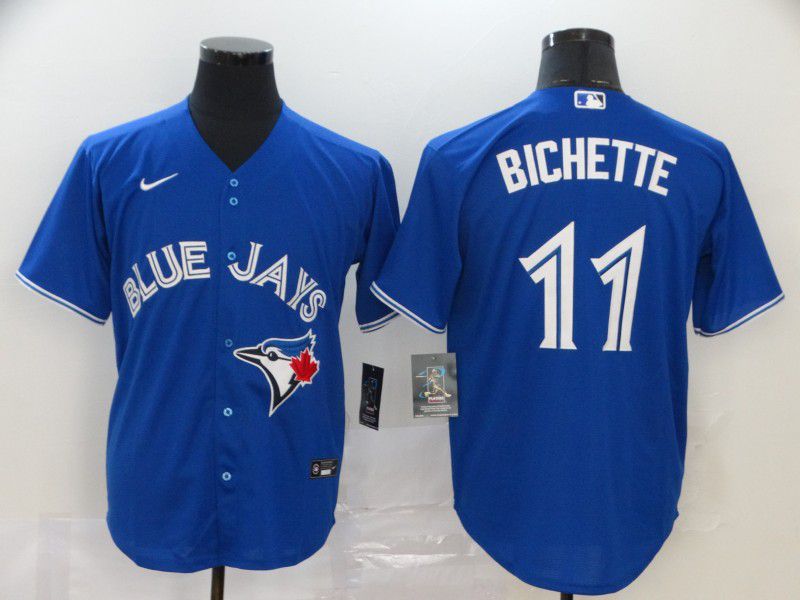 Men Toronto Blue Jays 11 Bichette Blue Nike Game MLB Jerseys